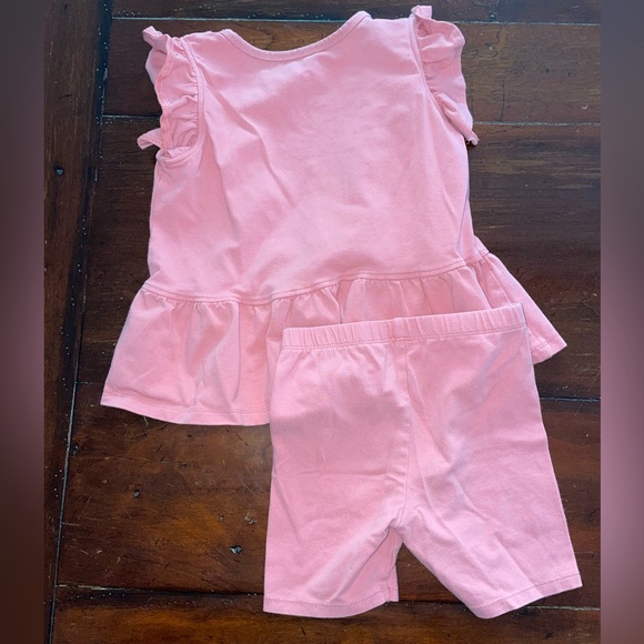 Pink Chicken Toddler Two Piece Outfit - Picture 6 of 6